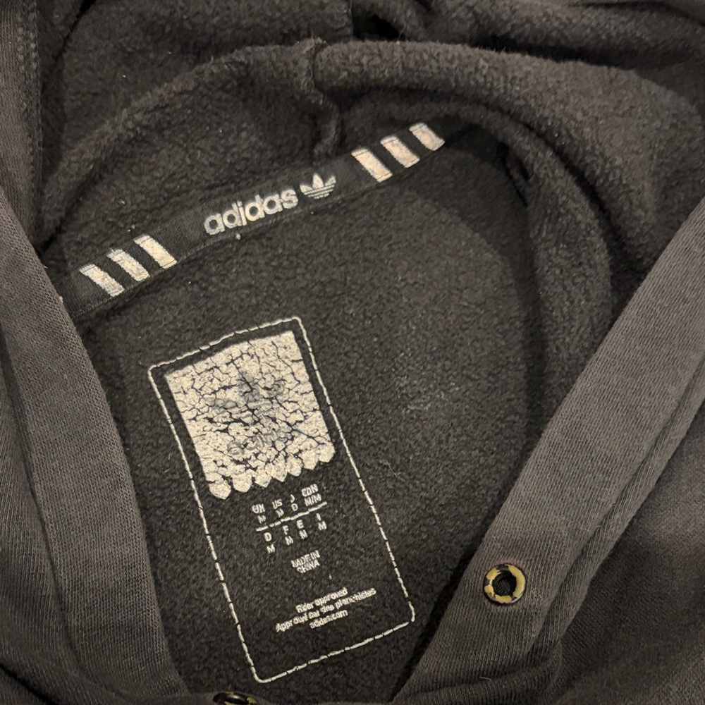 adidas Black Hoodie with Graphic Design - Picture 3 of 3